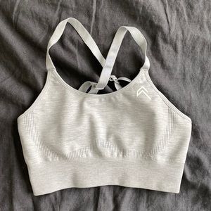 Oner Active Silver Marl Sports Bra Sz Small
